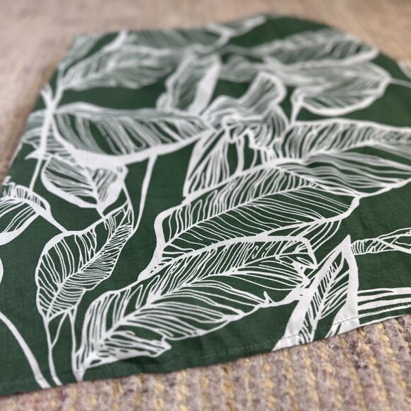 ETOPHE STUDIOS | Matching set leaf print and wood buttons (Size S) - Picture 5 of 8